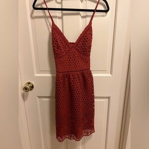Abercrombie & Fitch burnt orange/red dress, size medium tall, never worn